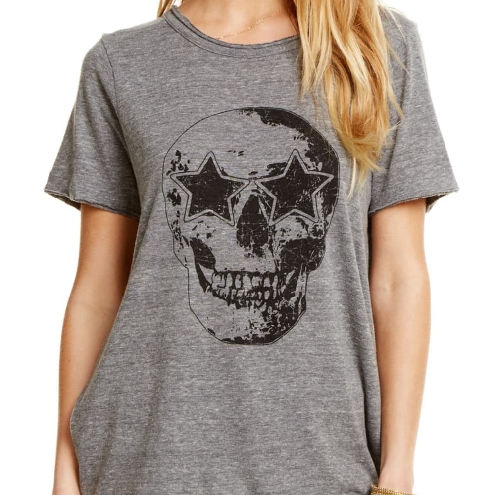 Chaser Star Eyes Skull tee